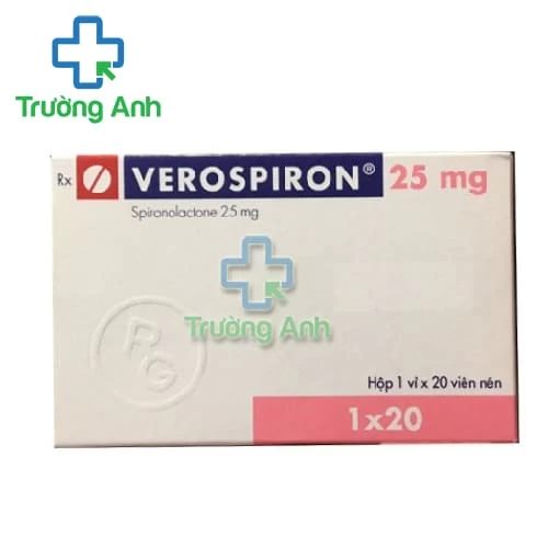 Verospiron 25mg - Thuốc điều trị phù do sung huyết tim